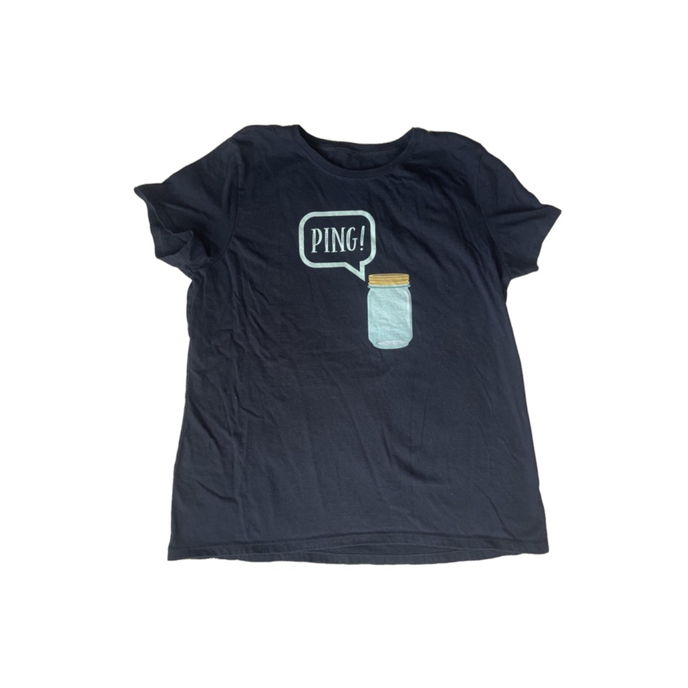 Ping Canning Jar Graphic Short Sleeve Tee Large